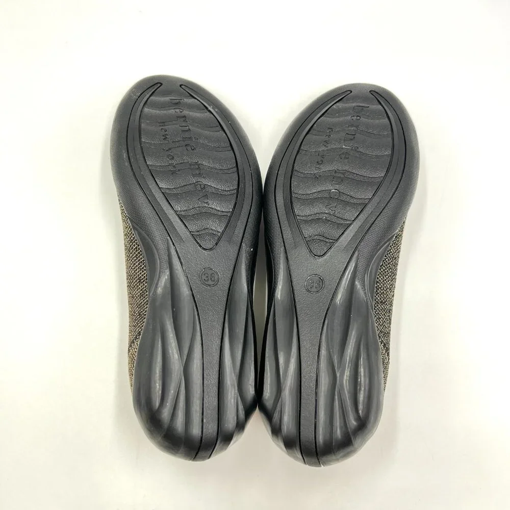 Bernie Mev Womens Size 36 EU 5 - 5.5 US Petra Bronze Flats Loafers Shoes‎